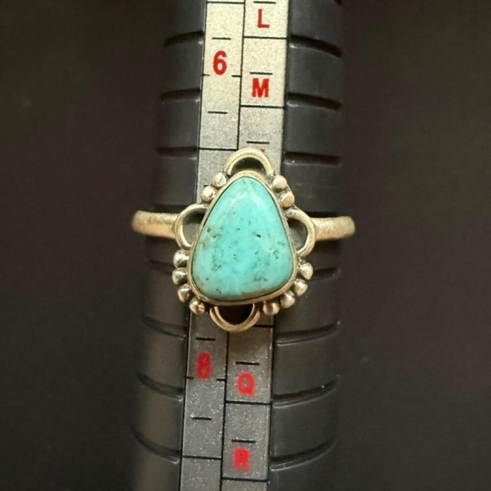 Sterling silver handmade white water ring